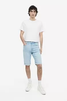 Узкие джинсовые шорты Freefit H&M