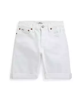 Узкие джинсовые шорты из эластичного денима Big Boys Sullivan Polo Ralph Lauren, красный