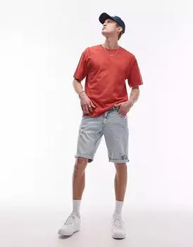 Узкие джинсовые шорты Tommy Jeans Ronnie светлого оттенка