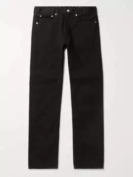 Узкие джинсы 1из денима ORSLOW, черный