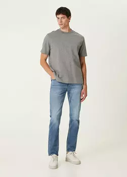 Узкие джинсы 7 For All Mankind, синий