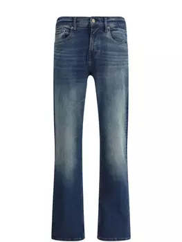 Узкие джинсы 7 For All Mankind, синий