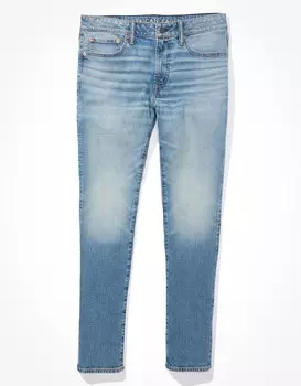 Узкие джинсы AE AirFlex+ American Eagle Outfitters, цвет Cool Hand Blue