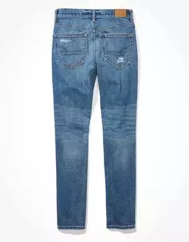 Узкие джинсы AE Stretch Ripped '90s American Eagle Outfitters, цвет classic medium
