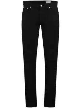Узкие джинсы Alexander McQueen, черный