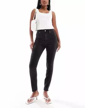 Узкие джинсы ASOS DESIGN Ultimate в выбеленном черном цвете