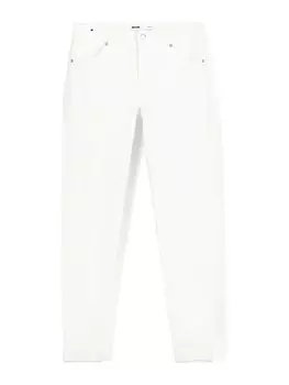 Узкие джинсы Bershka, белый