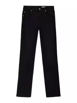 Узкие джинсы Bershka, черный деним