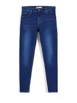 Узкие джинсы Bershka, синий