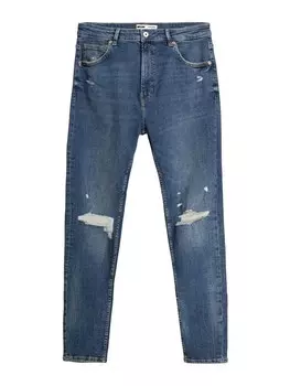 Узкие джинсы Bershka, синий