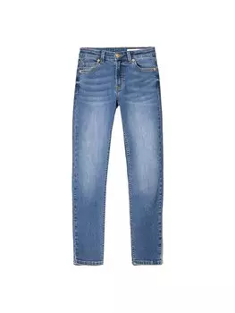 Узкие джинсы Bershka, синий деним