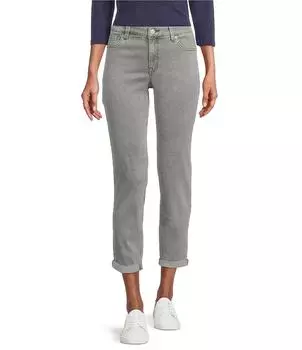 Узкие джинсы-бойфренды цвета индиго Tommy Bahama Leila, серый