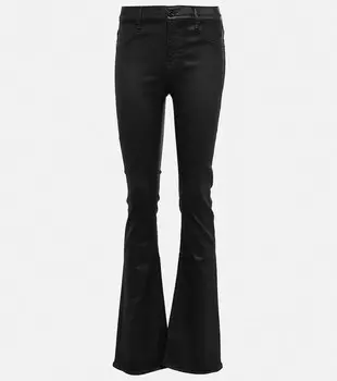 Узкие джинсы Bootcut 7 FOR ALL MANKIND, черный