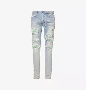 Узкие джинсы Boucle Thrasher Denim Amiri, индиго