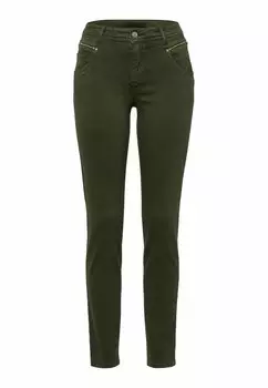 Узкие джинсы BRAX, оливковый