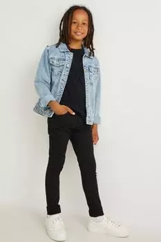 Узкие джинсы C&A, черный