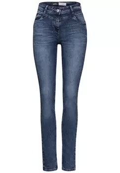 Узкие джинсы CECIL, синий