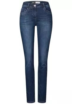 Узкие джинсы CECIL, синий деним