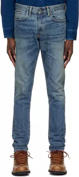 Узкие джинсы цвета индиго RRL