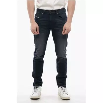 Узкие джинсы D-STRUKT с темным эффектом Diesel, Blue