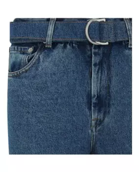 Узкие джинсы Degrad с низкой промежностью Off-White, цвет Blue Green