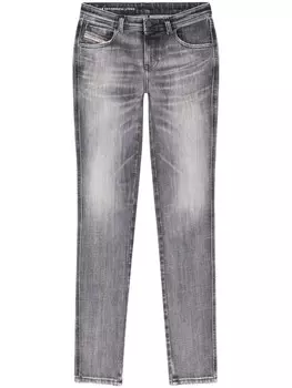 Узкие джинсы Diesel 2015 Babhila, серый