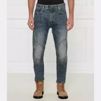 Узкие джинсы для мотокросса G-Star Raw, синий
