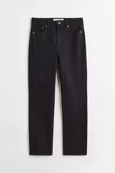 Узкие джинсы до щиколотки H&M, черный