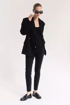 Узкие джинсы до щиколотки Mama H&M, черный