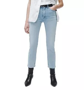 Узкие джинсы до щиколотки с высокой посадкой rag &bone Wren в цвете Emma rag & bone, синий