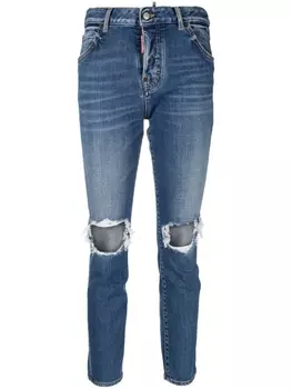 Узкие джинсы Dsquared2, синий