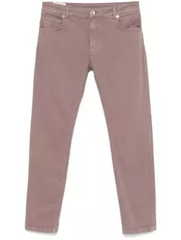 Узкие джинсы Eleventy, фиолетовый