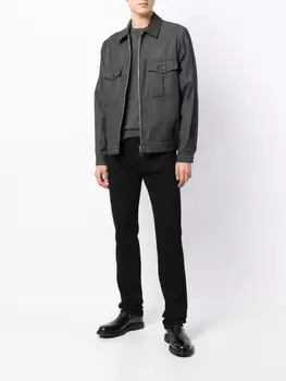 Узкие джинсы Emporio Armani, черный
