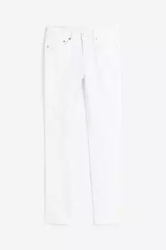 Узкие джинсы H&M, белый