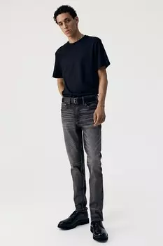 Узкие джинсы H&M, серый