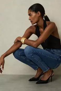 Узкие джинсы Хэтти Reiss, синий