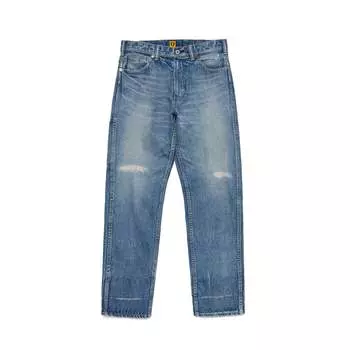 Узкие джинсы HUMAN MADE, индиго