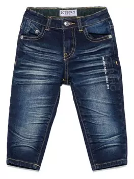 Узкие джинсы Iceberg Kids, синий