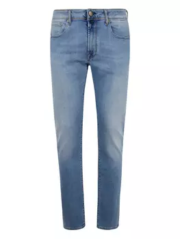 Узкие джинсы Incotex, синий