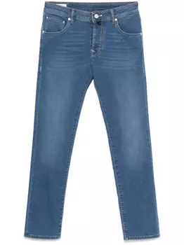 Узкие джинсы Incotex, синий