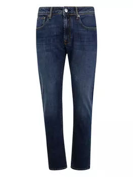 Узкие джинсы Incotex, синий