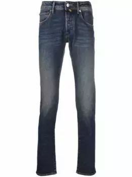 Узкие джинсы Incotex, синий