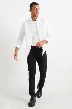 Узкие джинсы из лайкры C&A, черный