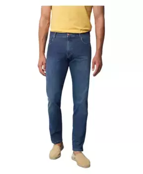 Узкие джинсы из суперэластичного денима. Meyer, синий