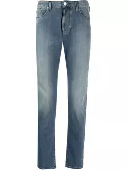 Узкие джинсы J06 EMPORIO ARMANI, синий
