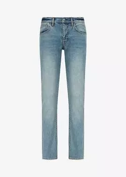 Узкие джинсы J13 Icon с логотипом цвета индиго Armani Exchange, синий