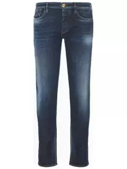 Узкие джинсы J75 EMPORIO ARMANI, синий