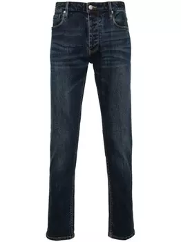 Узкие джинсы J75 с заниженной талией Emporio Armani, синий