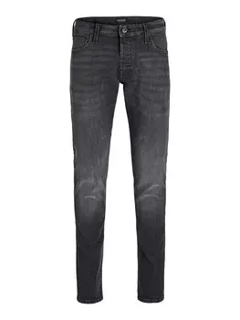 Узкие джинсы JACK & JONES, черный деним