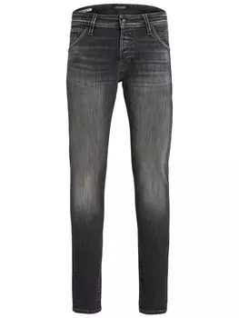 Узкие джинсы JACK & JONES Glenn, черный деним